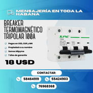 ⚡ BREAKER TERMOMAGNÉTICO TRIPOLAR 100A 💰 $18.00 USD - Img 56815299
