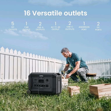 🔋 OUPES Mega 3 3600W/ 3072Wh/ 7000 Picos – La Estación de Energía Definitiva para tu Hogar ⚡ 💵 $1,850 USD – ¡Envío gra - 7/8