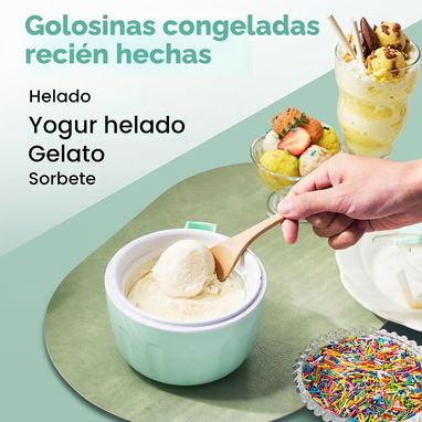 Máquina para Hacer Helados y Yogur Helado Casero - Práctica y Rápida - 4/6