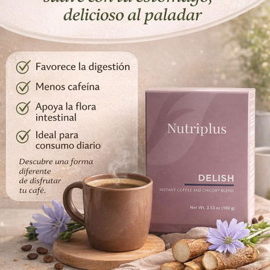 ☕ Café Achicoria con Colágeno Farmasi Nutriplus | Belleza desde adentro | Bajo en Cafeína - Img 121057706