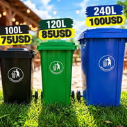 Cesto de basura reciclable de muy buen material ideal para su negocio - Img 57380251
