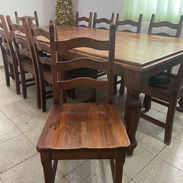 Juego de Comedor Roble 10 sillas Italiano - Img 56983185