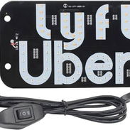 Panel Led de auto con insignia de Uber y Lyft - Img 57585414