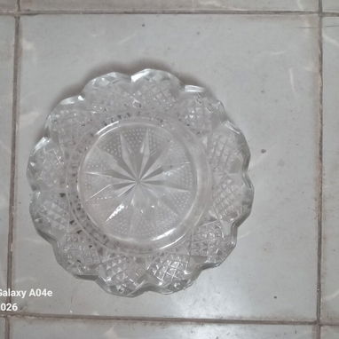 Cenicero grande de cristal tallado - 3/3