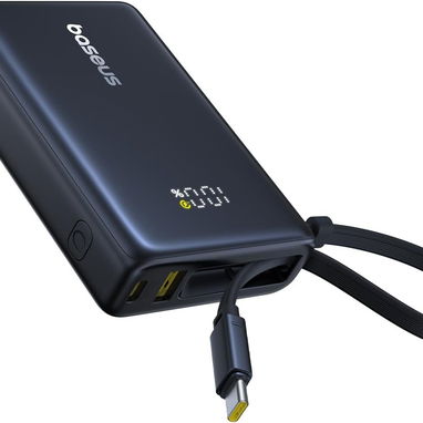POWER BANK BASEUS PICOGO 10000MAH 45W USB-C CABLE INTEGRADO ENVÍO DISPONIBLE + GARANTÍA - 9/9