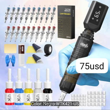 Kit con maquina de tatuar 70 usd y 75usd - 2/2