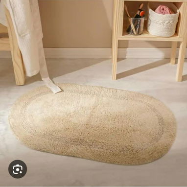 😱💜Alfombra decorativa peludita ovalada Medida:1.40cm x 73cm - 2/9