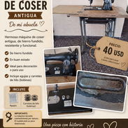 Maquina de coser en venta - Img 56835338