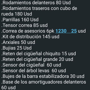 Piezas para Renault Scala SM3 y Kia Picanto detalles en las imágenes Cubanacán Playa - Img 105642851