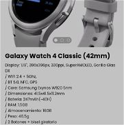 !!Smart Watch/ Relojmsung Galaxy/Watch 4 Classic(42mm) Display: 1.19", 396x396px, 330ppi, SuperAMOLED, Gorilla Glas DX!! - Img 45732255