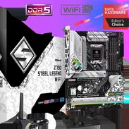 Kit DDR5 Z790 Steel Legend WiFi + Crucial Pro DDR5 RAM 32 GB +Intel Procesador Core i3 (12ª generación) i3-12100 - Img 56739454