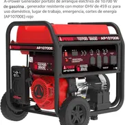 *Generador A-ipower 10700W* (Gasolina solamente) Potencia y Rendimiento: • Potencia de arranque (Starting Watts): 10700 - Img 56531119