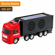 Bocina Bluetooth Rastra WS-691 - Parlante Portátil con Carga Solar, TWS, USB, TF, AUX y FM, Color Rojo y Negro en 40 usd - Img 57682616
