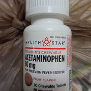 Acetaminofen infantil 80 mg, tabletas masticables. - Img 56306805