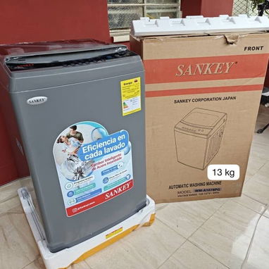 Lavadora automática SANKEY de 13 kg agua fría💧 y agua caliente ♨️ calidad 💯👌 - Img 126132498