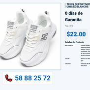 TENIS DEPORTIVOS UNISEX BLANCOS VPT - Img 56174043