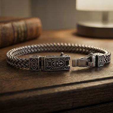 Pulsera Acero 316L p/ Hombre - Tel: 5358 0956 - Vedado - 2/5