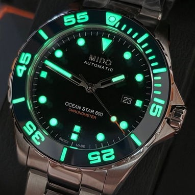 🔴 ¡ estreno ! 🔴 joya swiss made 🕰mido ocean star 600 chronometer automatico wr 600 metros,certificado cosc🇨🇭 - Img 121060912