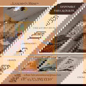 Renta Vacacional en el ❤️ de Varadero. Casa independiente.