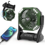 Ventilador portátil con batería recargable de 20000 mAh - Img 54517456