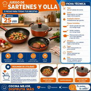 Juego de Sartenes y Olla - Img 57267577