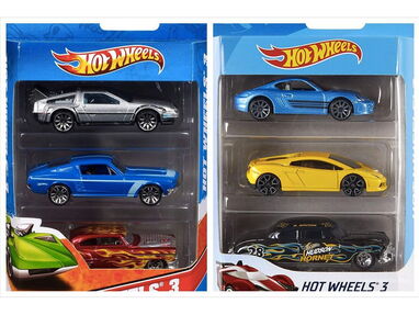 ⭕️ Juguetes Carrito Juguete Carros Hotwheels 3 unidades ✅ Juegos Niños Carro Juguete Carritos Hotwheels - Img main-image