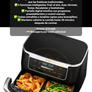 Freidoras de aire (al vapor) sin aceite, tenemos otros modelos - 9/9