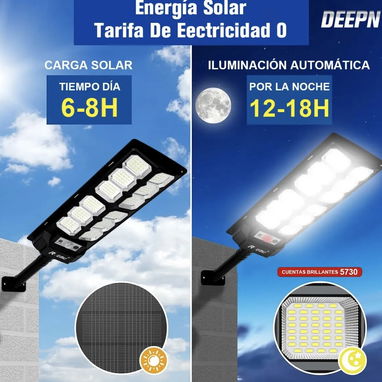 Lámpara solar suburbana 650w - 2/4