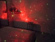 Astronauta proyector de cielo estrellado con control remoto, bello para cuarto o sala - Img main-image