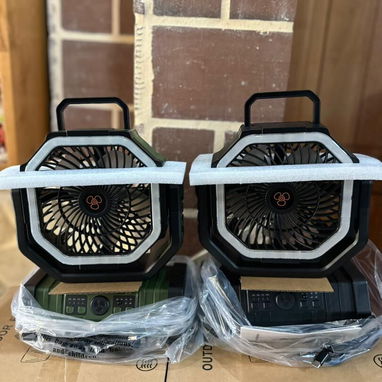‼️‼️‼️📢VENTILADORES RECARGABLES F6‼️‼️‼️ - Img 123140125