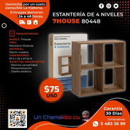 ✅ DE 4 NIVELES ✅ ESTANTERÍA DE 4 NIVELES. SERVICIO DE MENSAJERÍA CON FACTURA Y GARANTÍA. TL 54833699 - Img 54854545