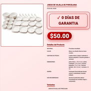 JUEGO DE VAJILLA DE PORCELANA . - Img 57881877