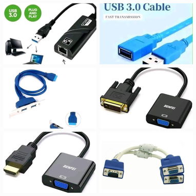 Adaptadores(HDMI-Mini-Micro)VGA,DisplayPort,DVI,RCA,SATA,IDE,Wii,Caddy,USB,rj45 y + - Img 113702389