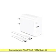 Combo Cargador TipoC-TipoC PD20W GAR153 - Img 55758299
