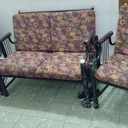 Juego muebles de tubo, sofá + 2 butacas - Img 54876708