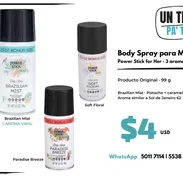 Desodorante Spray Corporal para Mujer Power Stick – 3 Aromas – Original - Img 57536313