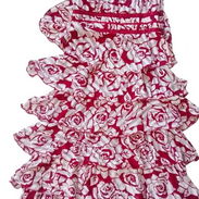 Vestido Rojo - Blanco de Rosas (Talla S) 2000 CUP - Img 57113820