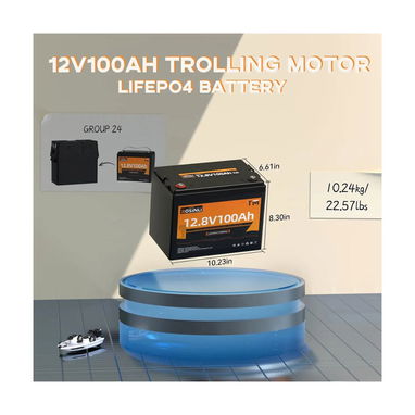 Batería LiFePO4 ROSINLI de 12V y 100Ah - 2/3