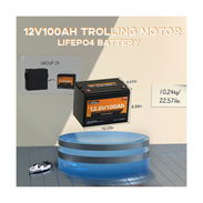 Batería LiFePO4 ROSINLI de 12V y 100Ah para motor de arrastre 12V 100Ah, Nueva sellada en su caja. Variedad de Baterías - Img 57693163