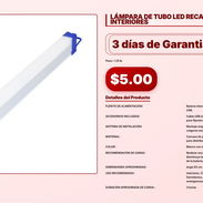 LÁMPARA DE TUBO LED RECARGABLE PARA INTERIORES . - Img 56933327