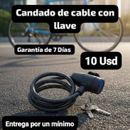 Candado de Cable con Llave, Garantía de 7 días, Entrega por un mínimo costo adicional para toda La Habana - Img 52378901