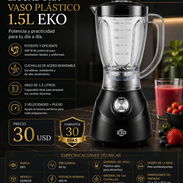 LICUADORA VASO PLÁSTICO 1.5L EKO Nuevas en Caja - Img 55950149