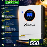 ⚡🔋 ¡ENERGÍA SIN INTERRUPCIONES CON EL INVERSOR HÍBRIDO ZENEOGK 3.6KW! 🔋⚡ ✅ Potencia real de 3600W ✅ Sistema 110V – 1 - Img 55940601