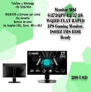 Monitor MSI G272QPF E2 27 2K WQHD FLAT RAPID IPS Gaming Monitor, 180HZ 1MS HDR Ready - Img 49380142