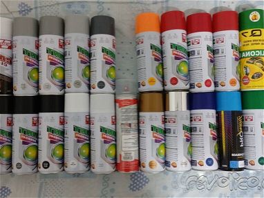 Sprays pintura /⚫⚪🟢🟡🔵🔴🔘🟠/Cromado/⚫⚪Temperatura♨️/Barniz../revisar listado //mensajeria//59757936 - Img main-image-45610733