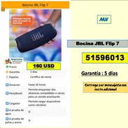 MV-622-Bocina JBL Flip 7.....160 USD...51596013...transporte costo adicional - Img 55778362