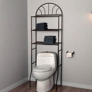 Estante para baño metálico completo (Incluye los tornillos) en 14500cup: 59x26x174cm 🤍Blanco 🖤Negro - Img 56757402