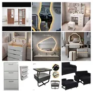 Vanity con espejo, asiento y luz led - Img 55279049