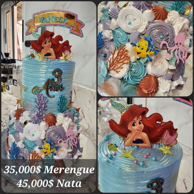 Cake personalizados varias medidas tamaños y precios, además de buffett, ensalada fría, croquetas y dulces finos - Img 127964296