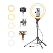 Aro de luz LED UBeesize de 12 pulgadas con trípode de 62 pulgadas TBC001 🌐 - Img 56743662